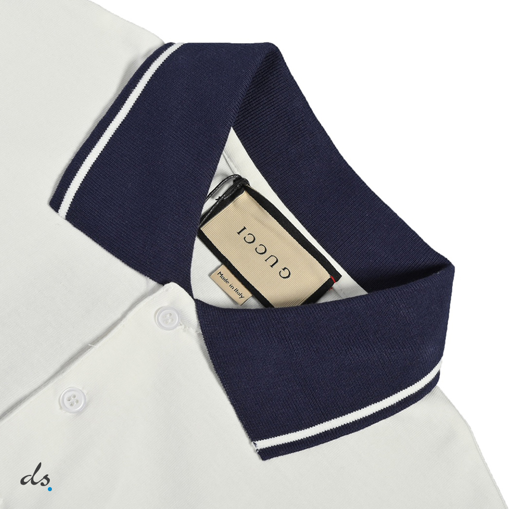 Gucci Cotton jersey polo with Interlocking G (4)