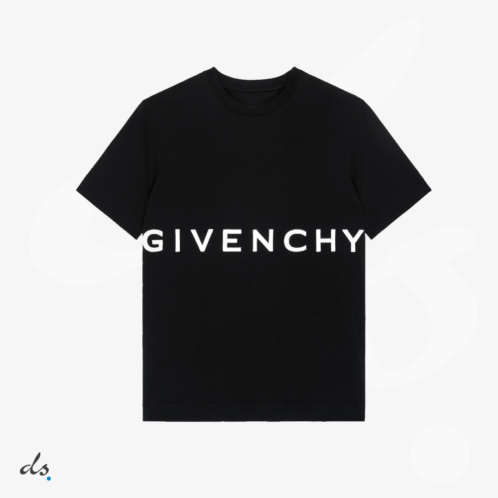 GIVENCHY 4G embroidered slim fit t-shirt (1)