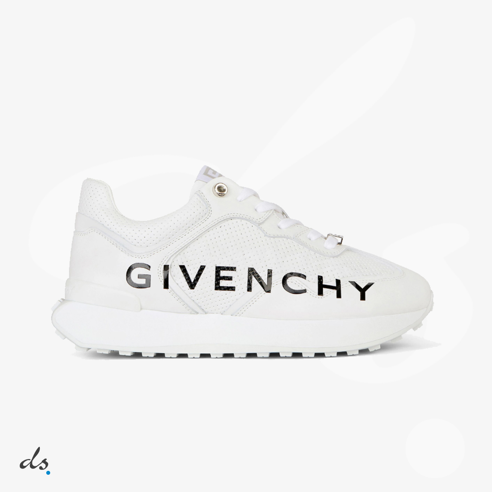 GIVENCHY GIV Runner sneakers in perforated leather White (1)
